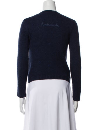 Christian Dior Cashmere Graphic Print Sweater