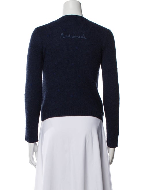 Christian Dior Cashmere Graphic Print Sweater