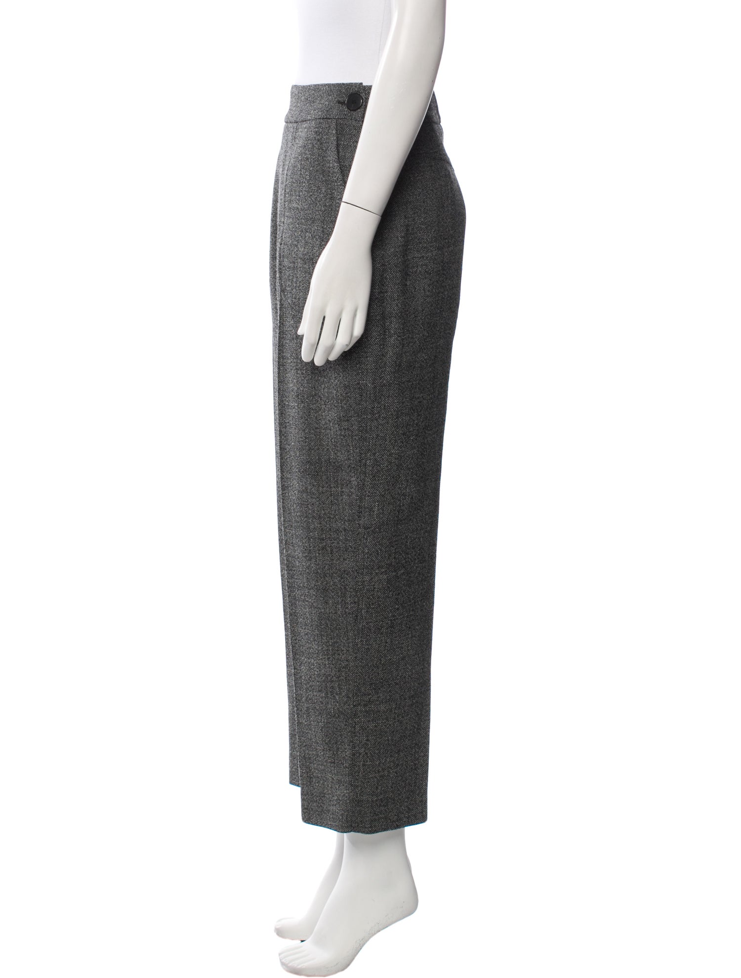Christian Dior Virgin Wool Straight Leg Pants