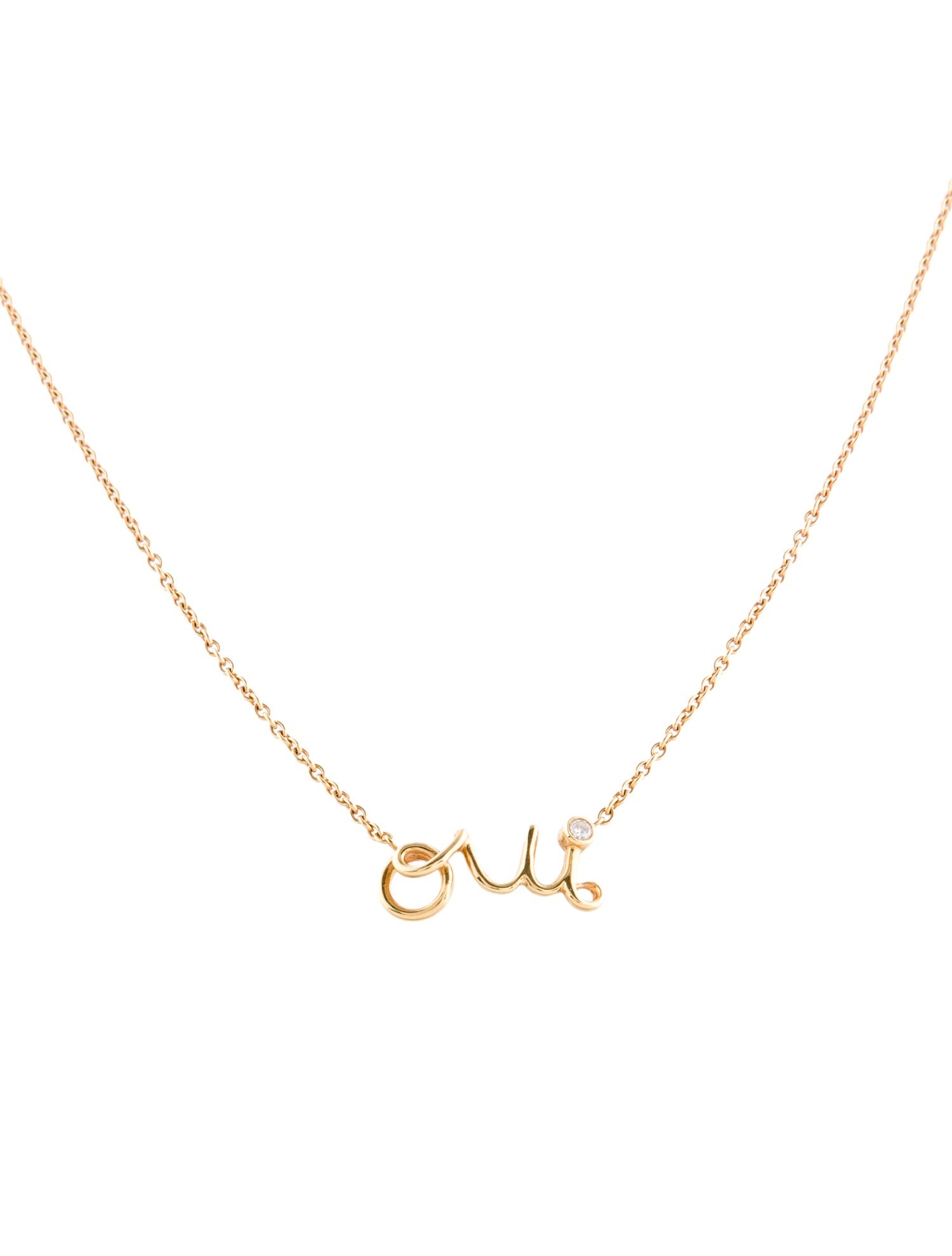 Christian Dior 18K Diamond Dioramour Pendant Necklace