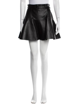 Christian Dior Lamb Leather Mini Skirt