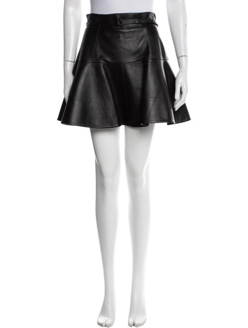 Christian Dior Lamb Leather Mini Skirt