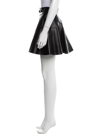 Christian Dior Lamb Leather Mini Skirt