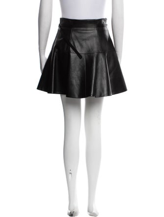 Christian Dior Lamb Leather Mini Skirt