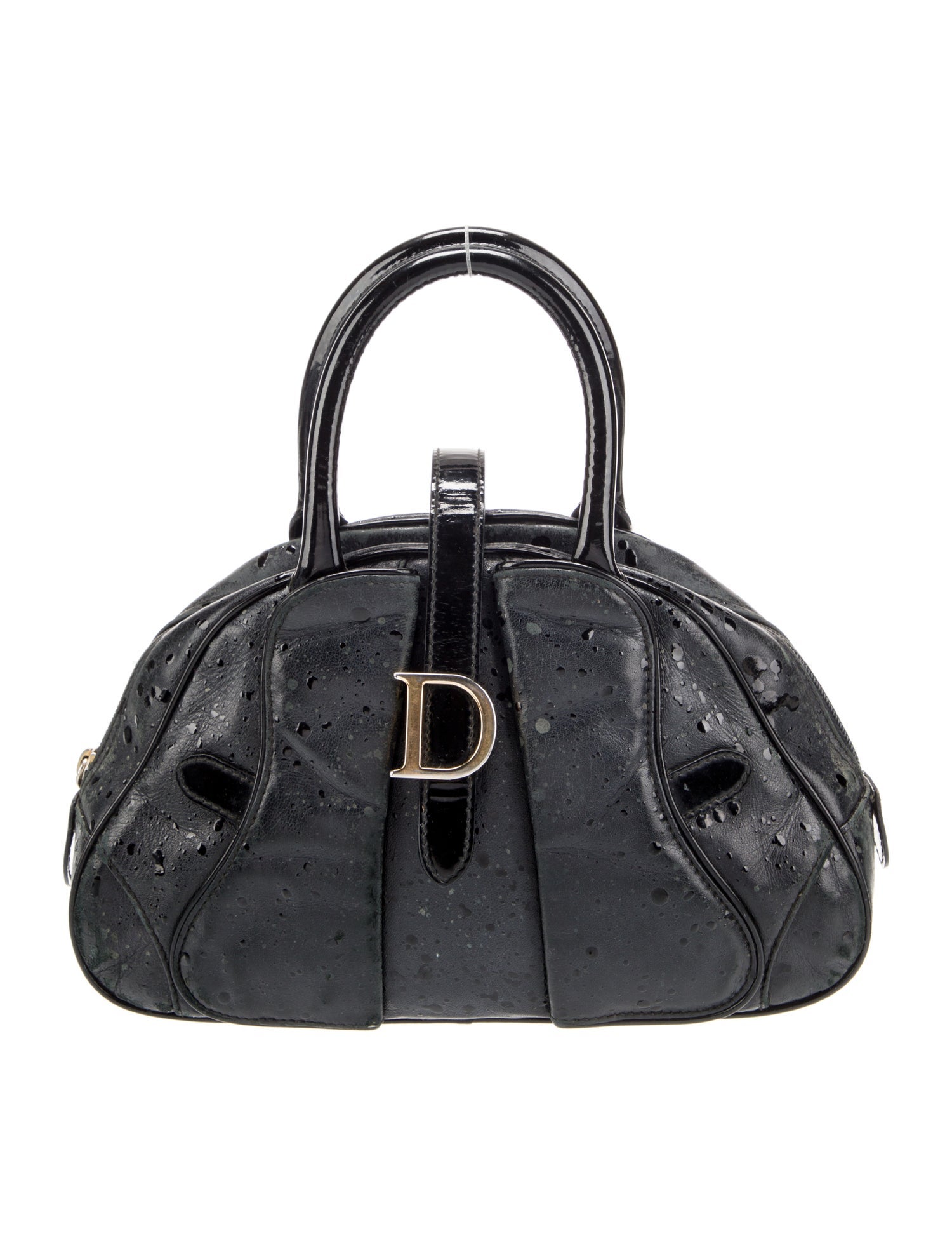 Christian Dior Leather Double Saddle Mini