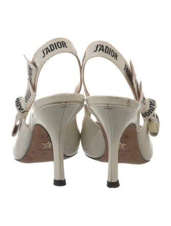 Christian Dior Patent Leather Slingback Pumps