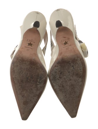 Christian Dior Patent Leather Slingback Pumps
