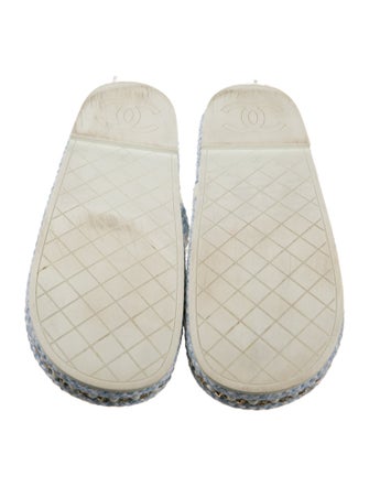 Chanel Chain-Link Accents Espadrilles