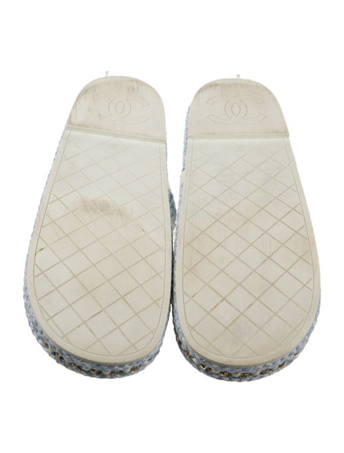 Chanel Chain-Link Accents Espadrilles