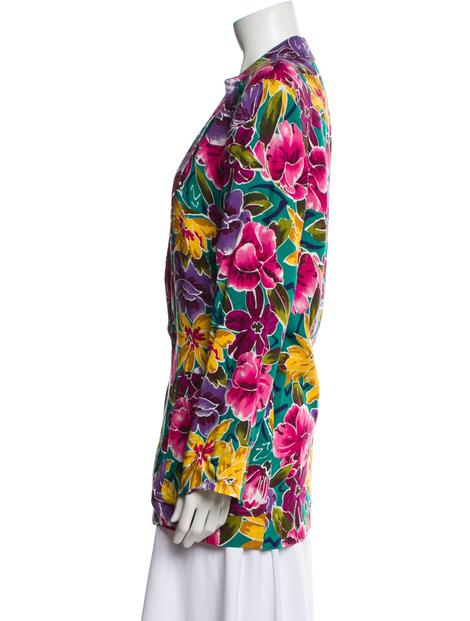 Christian Dior Floral Print Blazer