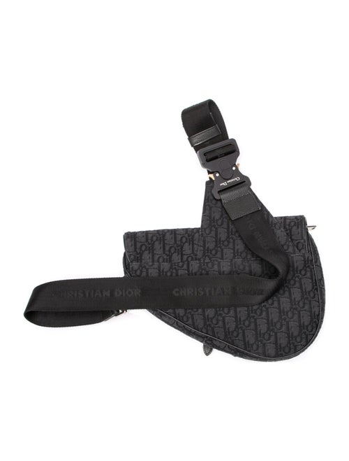 DIOR MEN Oblique Jacquard Saddle