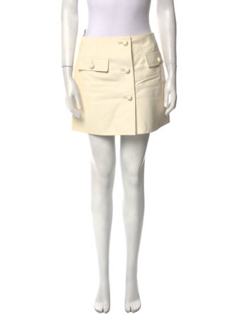 Christian Dior Leather Mini Skirt