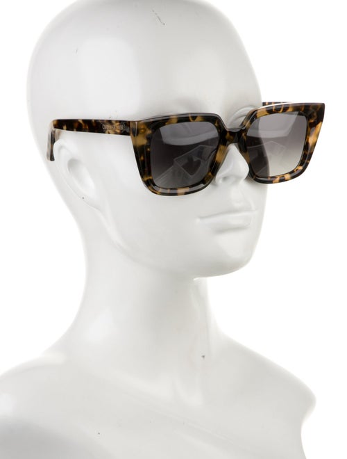 Christian Dior Square Tinted Sunglasses