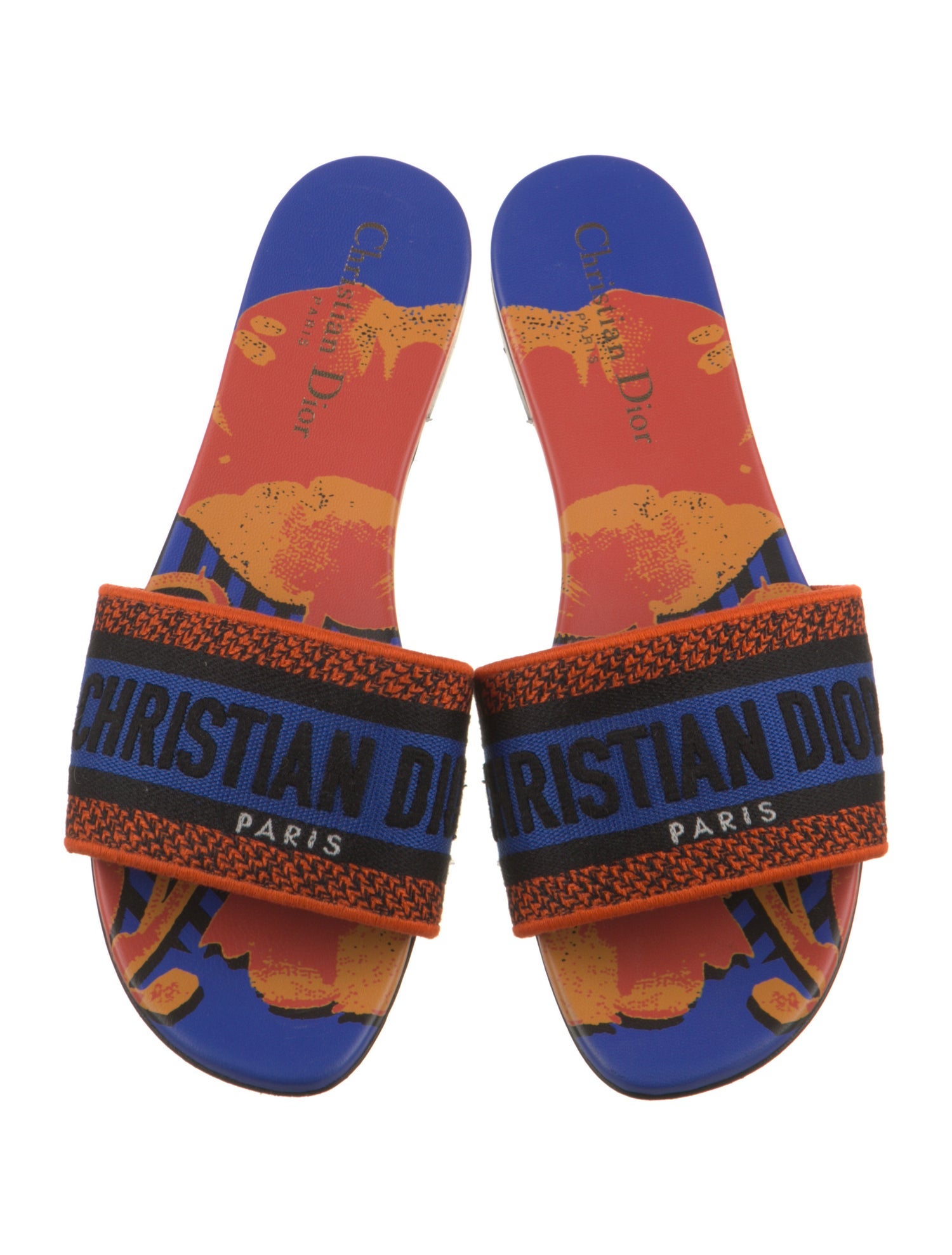 Christian Dior Printed Slides