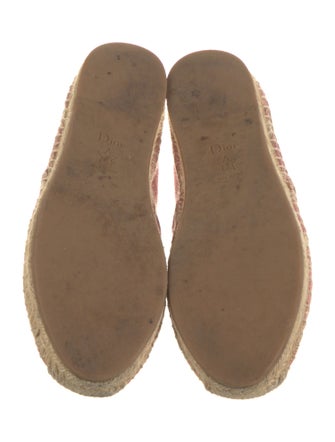 Christian Dior Canvas Printed Espadrilles