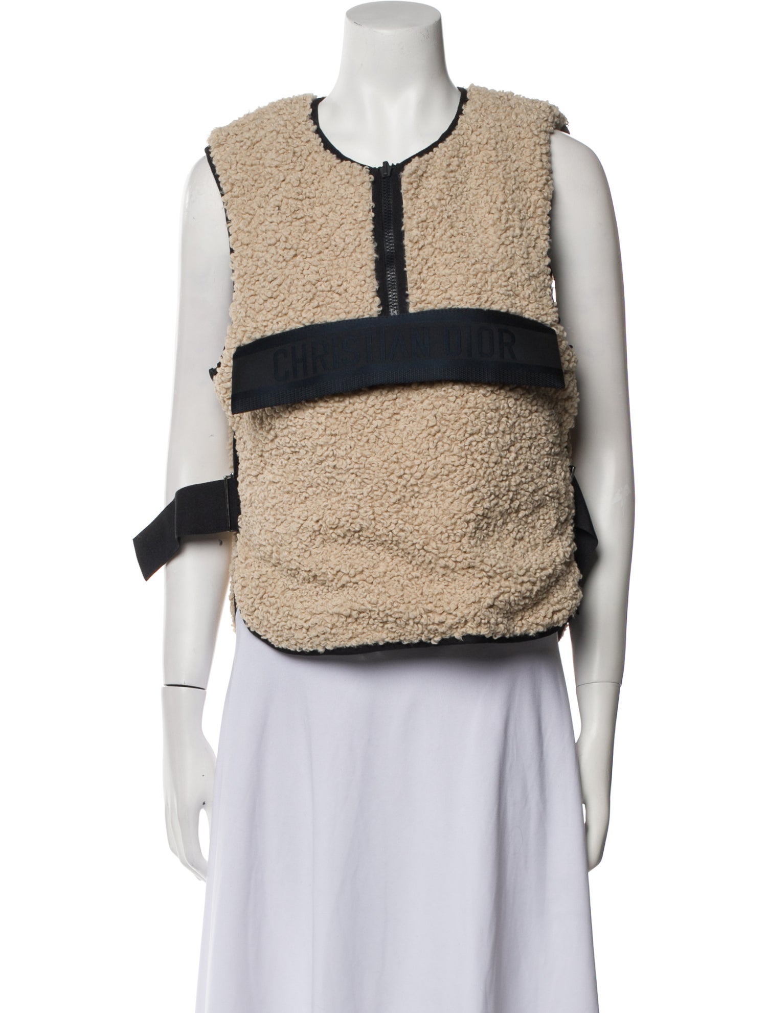 Christian Dior Colorblock Pattern Vest w/ Tags
