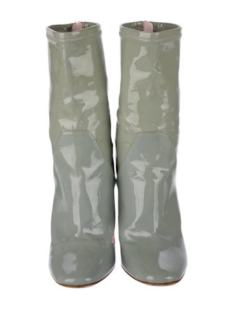 Christian Dior Patent Leather Sock Boots