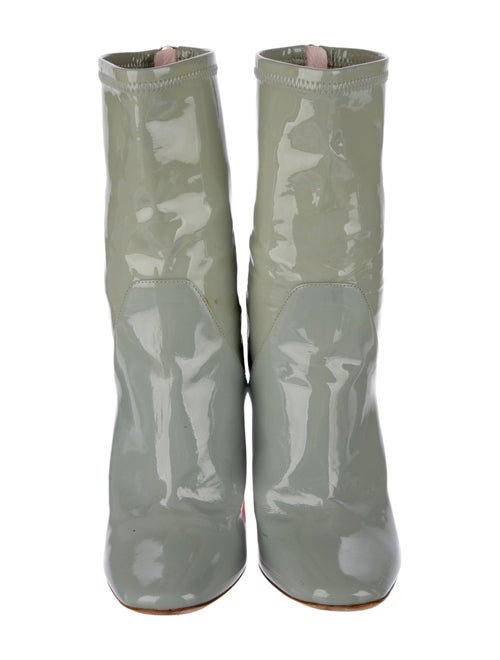 Christian Dior Patent Leather Sock Boots