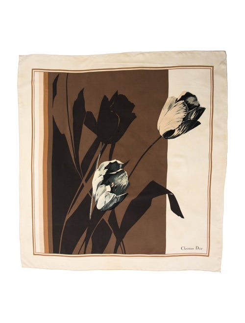 Christian Dior Silk Printed Scarf