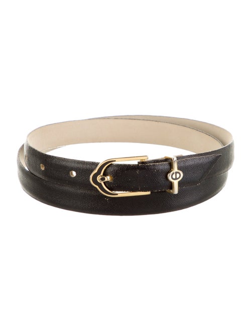 Christian Dior Skinny Leather Belt