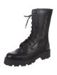 Christian Dior Leather Combat Boots