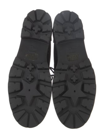 Christian Dior Leather Combat Boots