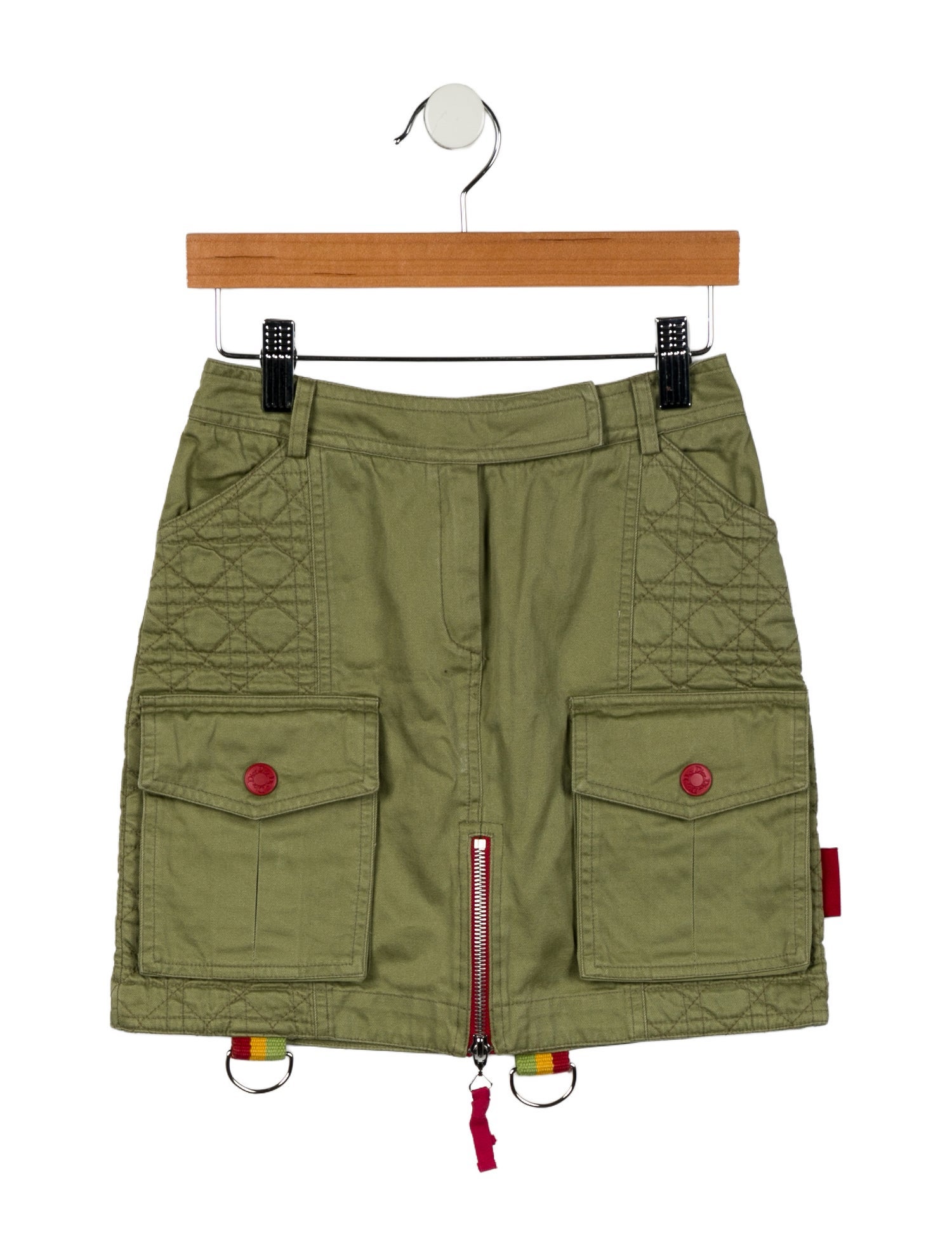 Christian Dior Girls' Military Rasta Skirt
