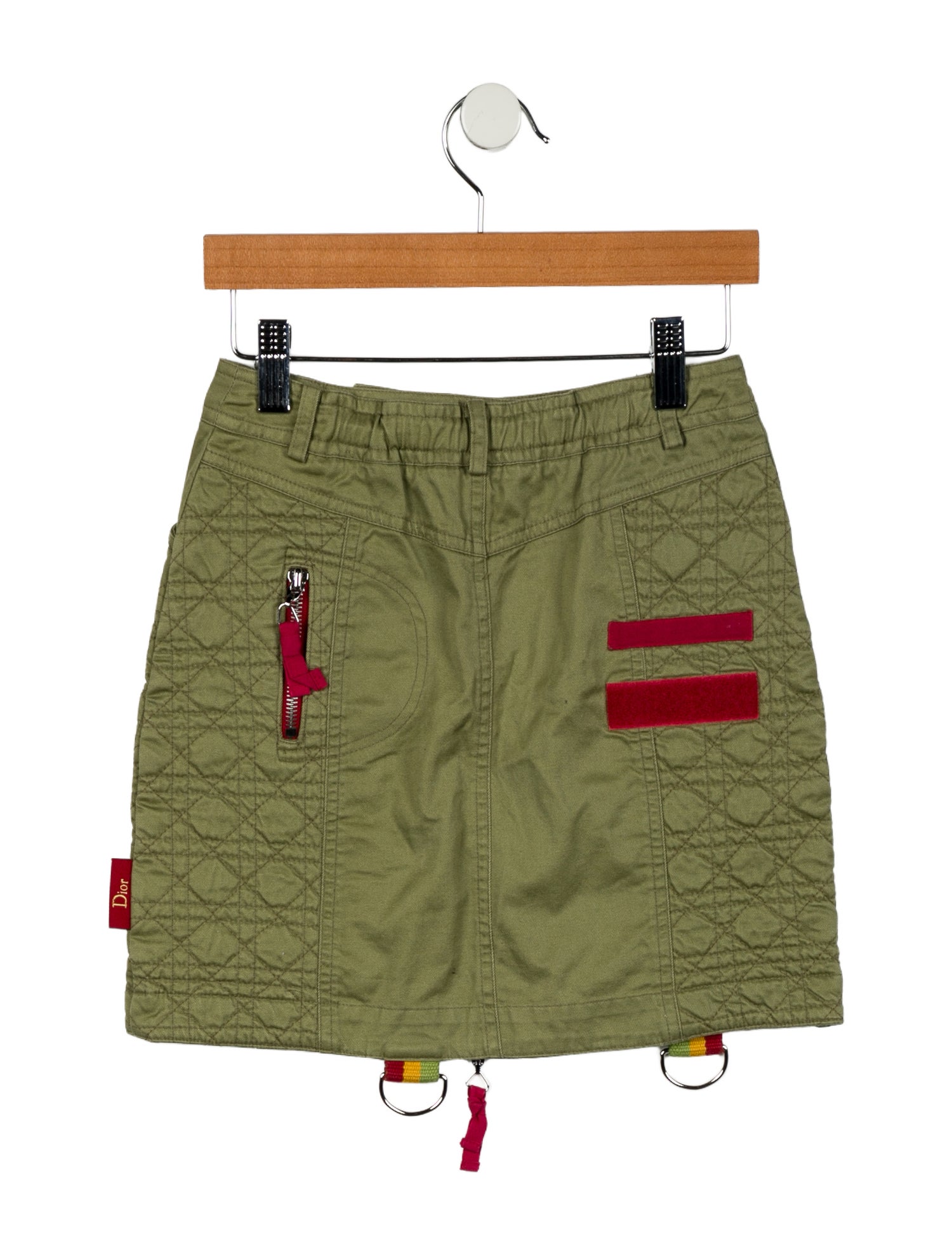 Christian Dior Girls' Military Rasta Skirt