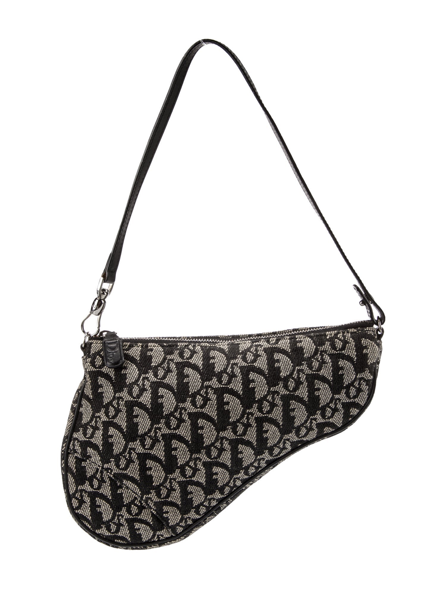 Christian Dior Diorissimo Saddle Pochette Vintage