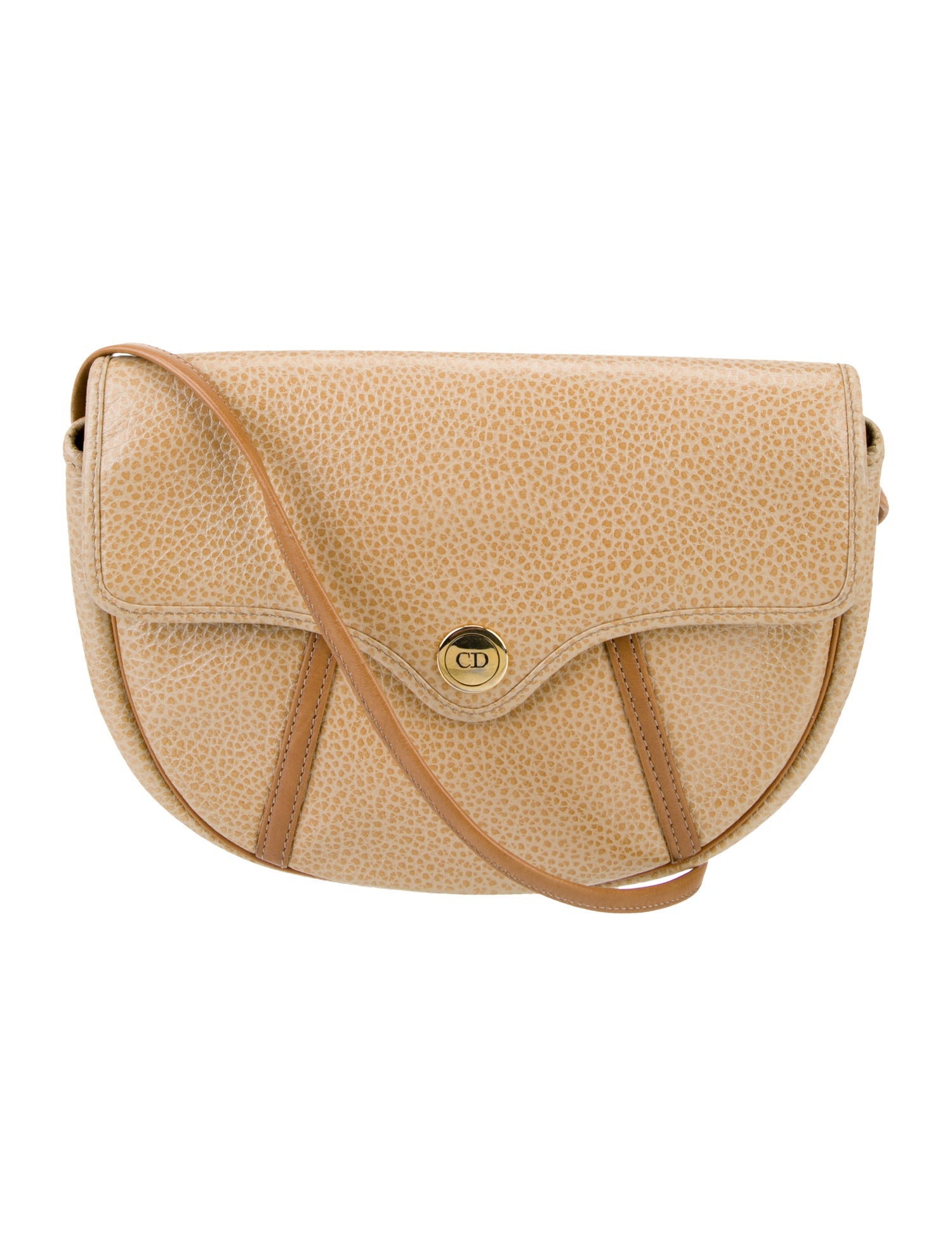 Christian Dior Leather Shoulder Bag Vintage