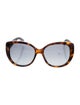 Christian Dior Oversize Gradient Sunglasses