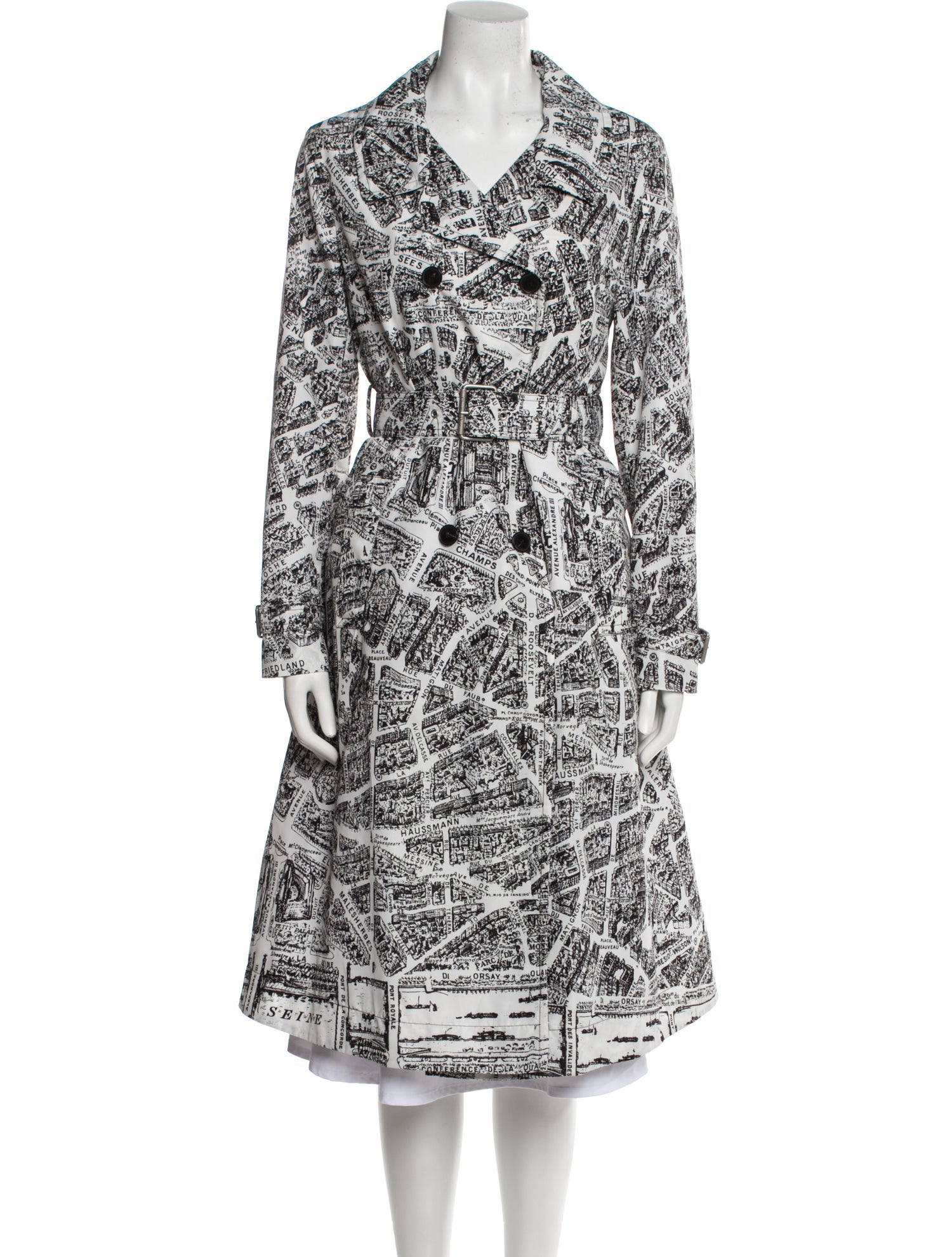 Christian Dior Printed Trench Coat