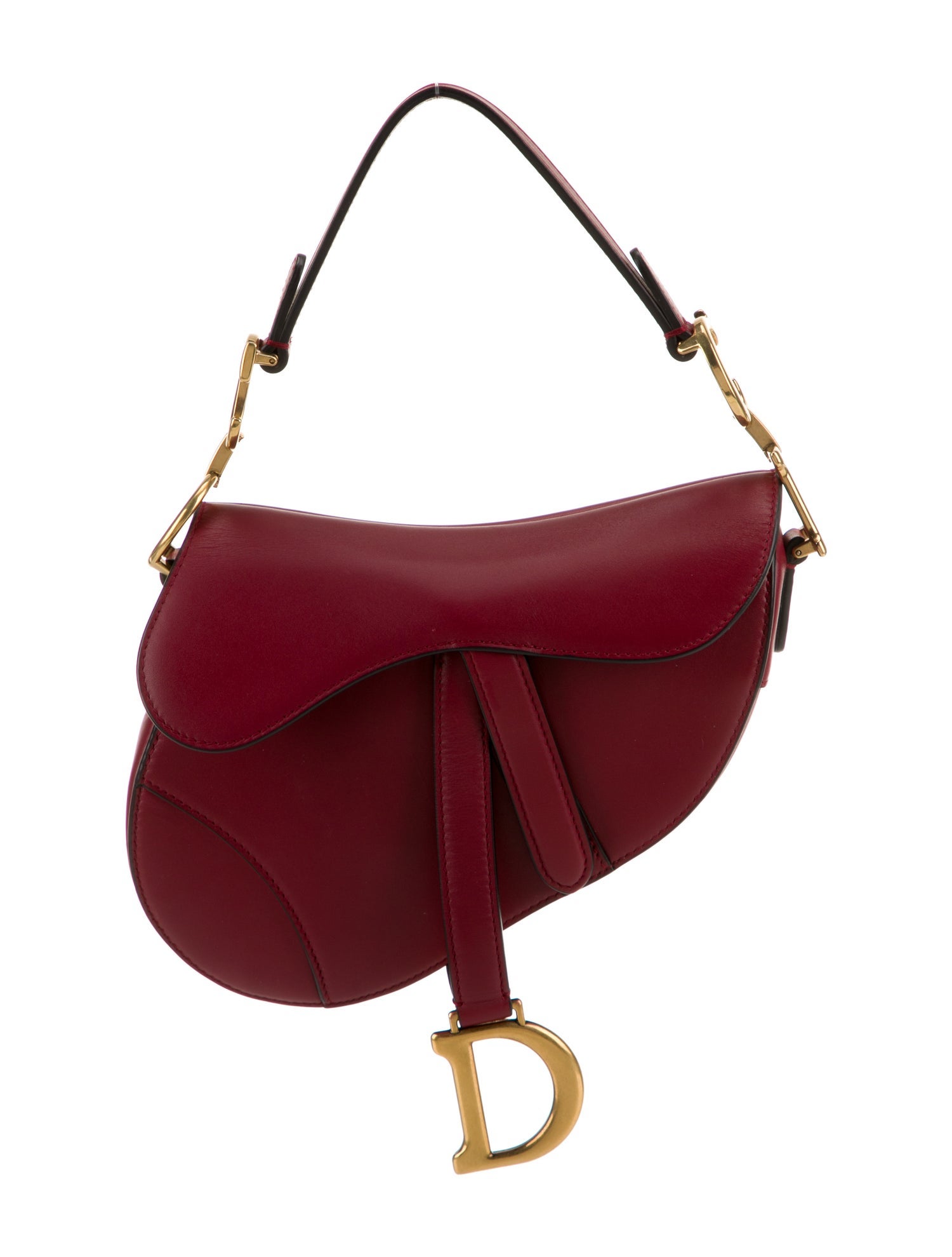 Christian Dior Leather Saddle Mini