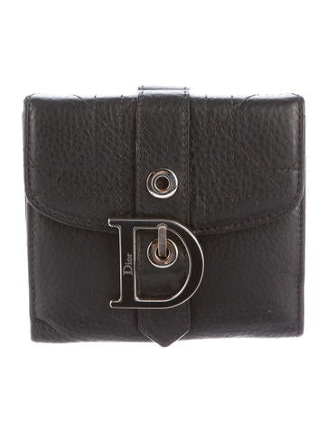 Christian Dior Cannage-Accented Leather Wallet