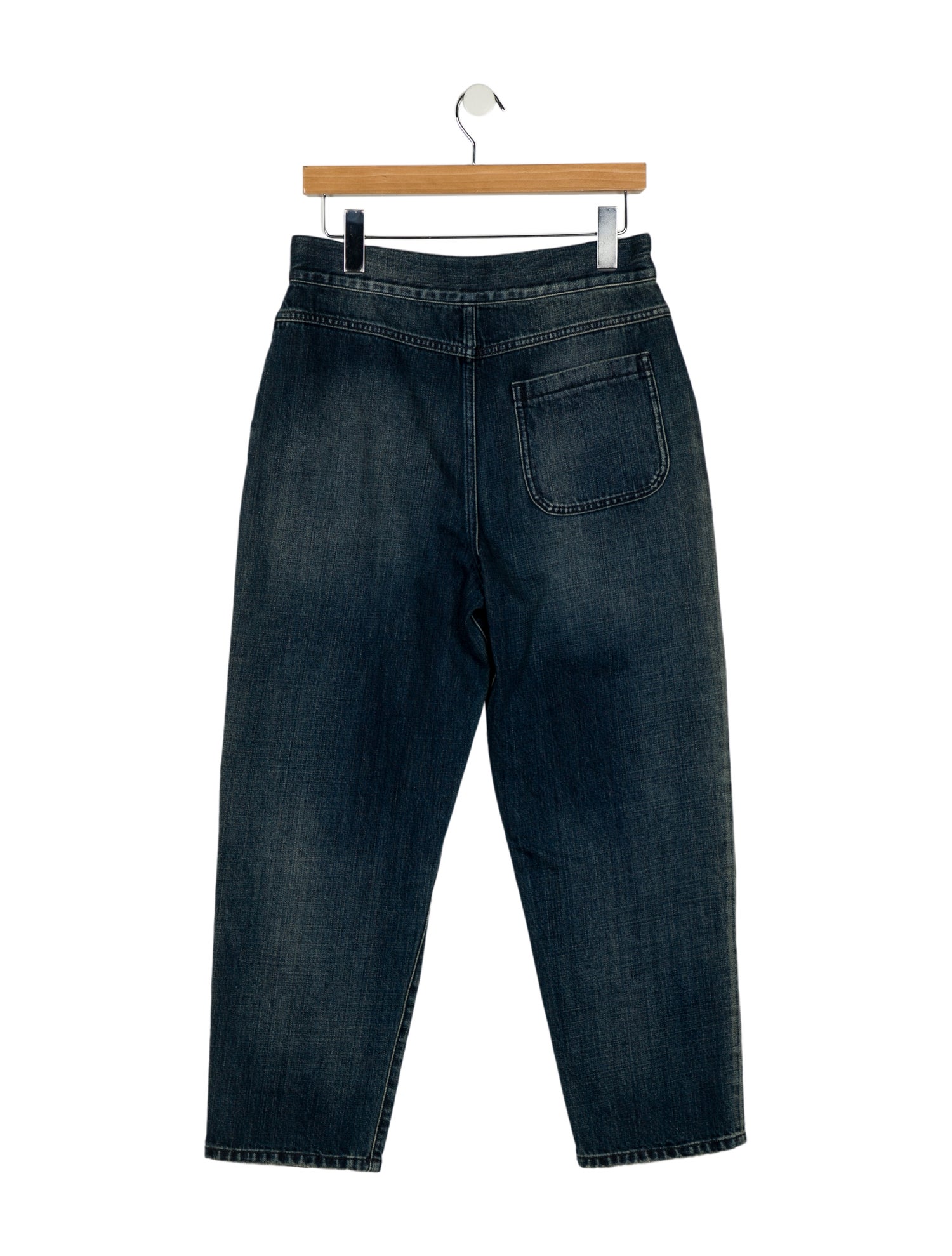 Christian Dior High-Rise Straight Leg Jeans