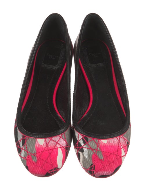 Christian Dior Canvas Printed Flats