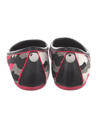 Christian Dior Canvas Printed Flats