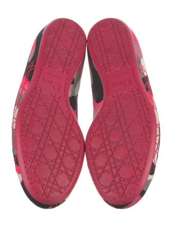 Christian Dior Canvas Printed Flats