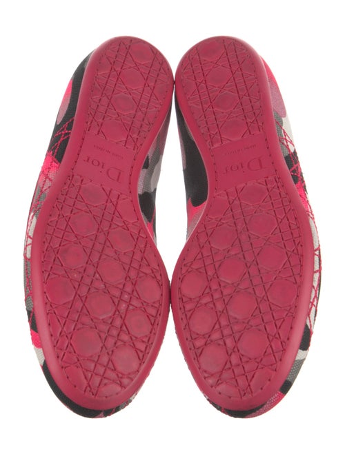 Christian Dior Canvas Printed Flats