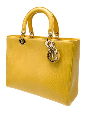 Christian Dior Python Lady Dior Large