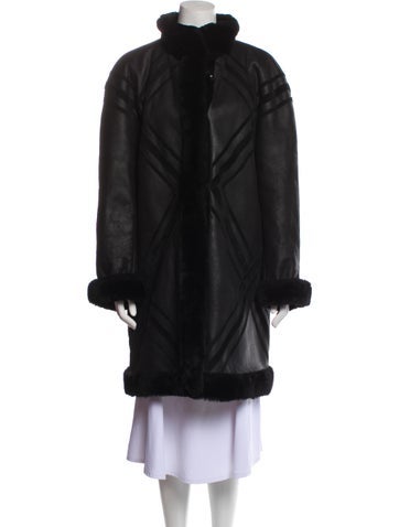 Christian Dior Coats Vintage 1980's Fur Coat M