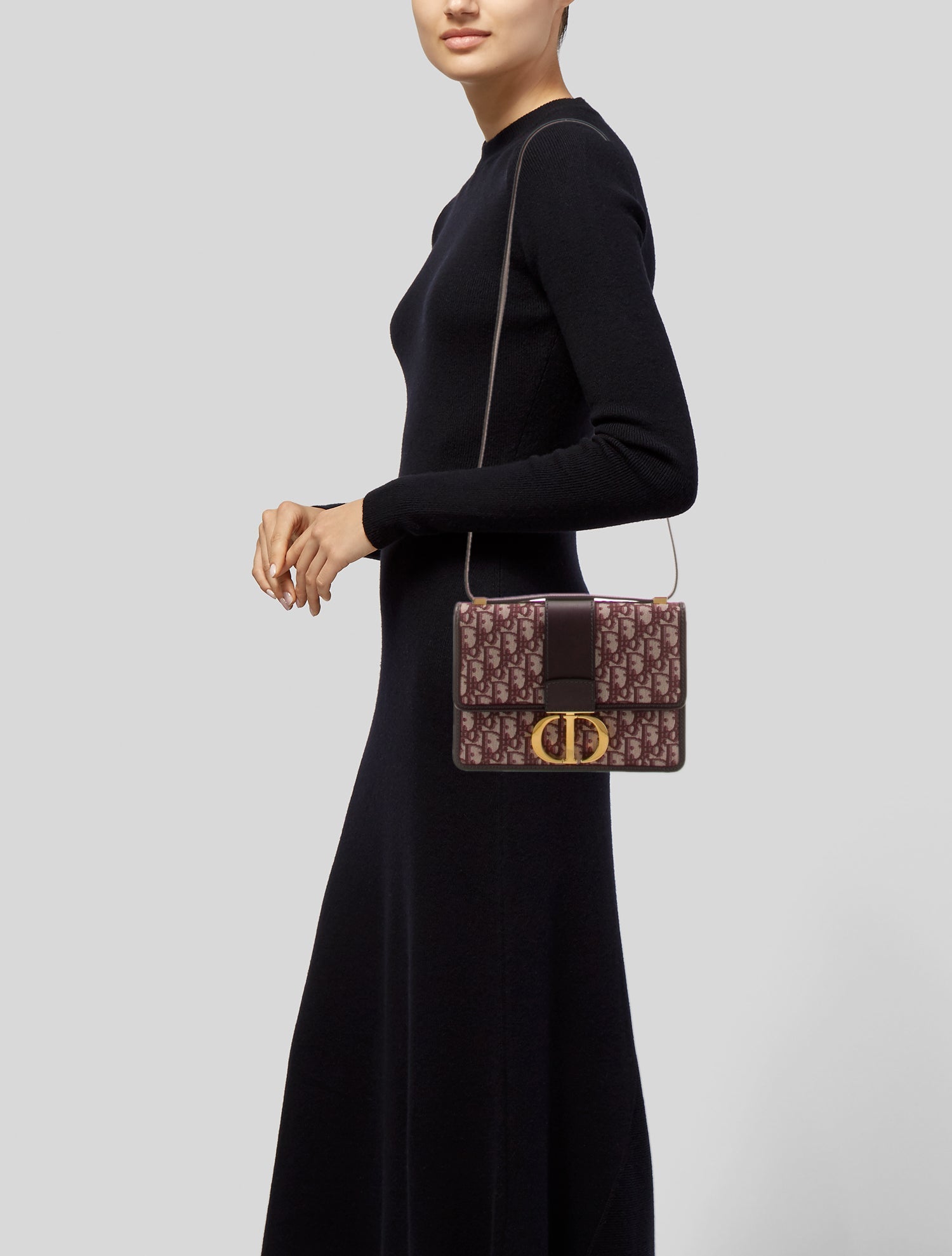 Christian Dior Oblique Jacquard Crossbody Bag 30
