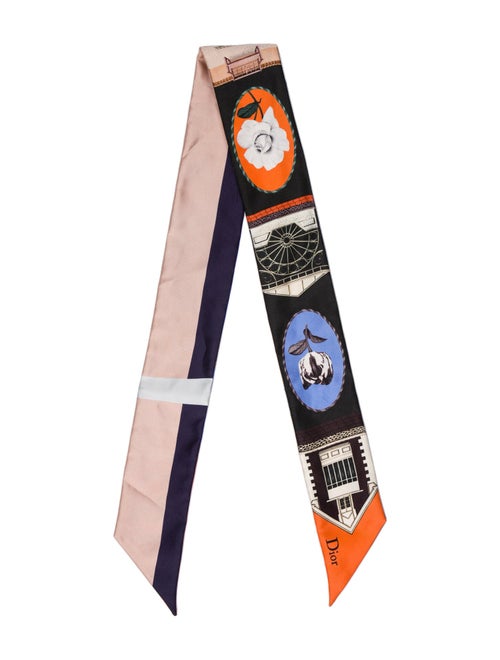 Christian Dior Silk Printed Bandeau