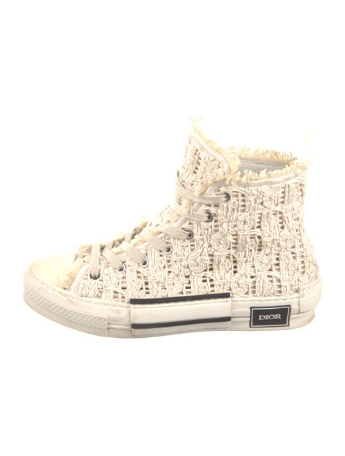 DIOR MEN B23 'Dior Oblique Macramé - Cream' Sneakers