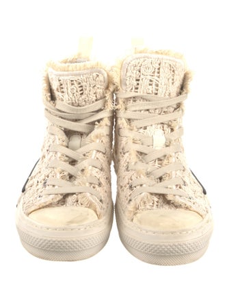 DIOR MEN B23 'Dior Oblique Macramé - Cream' Sneakers