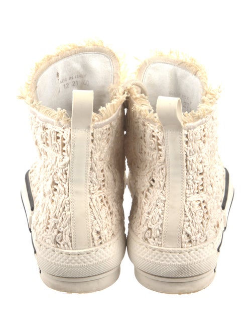 DIOR MEN B23 'Dior Oblique Macramé - Cream' Sneakers