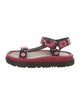 Christian Dior Velvet Printed Sandals