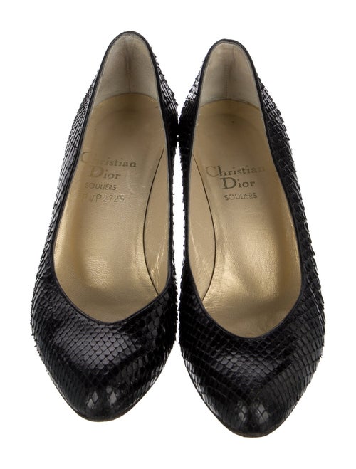 Christian Dior Snakeskin Pumps
