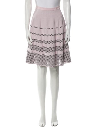 Christian Dior Patterned Knee-Length Skirt