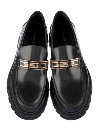 Christian Dior Leather Loafers
